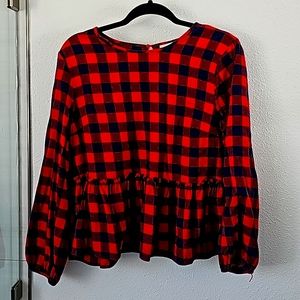 Universal Threads Buffalo check women's Large  top